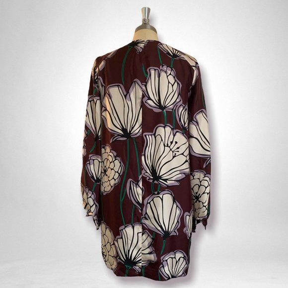 ALYSI Oversize Floral Print Dress, Size 2 - Picture 3 of 7